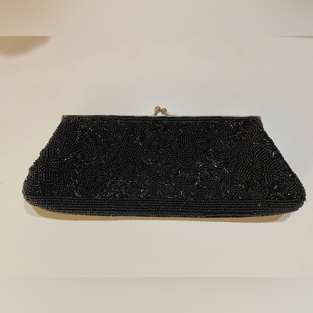 Sparkling beaded clutch purse